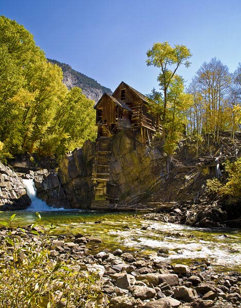 Mining Remnants-The Crystal Mill in Crystal, Colorado