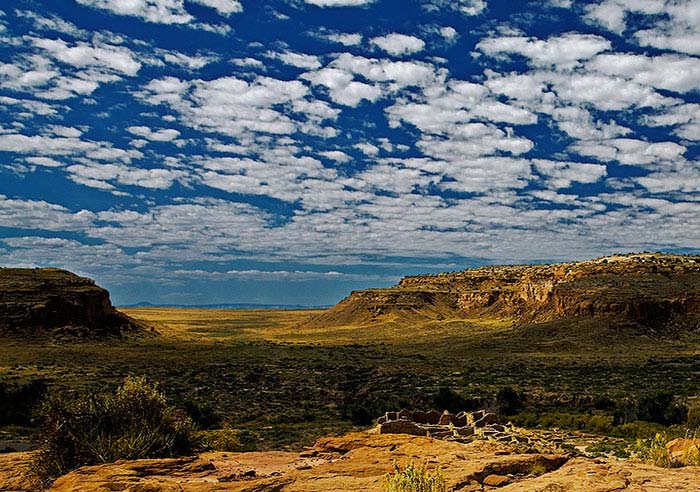 Overlooking Chaco Canyon